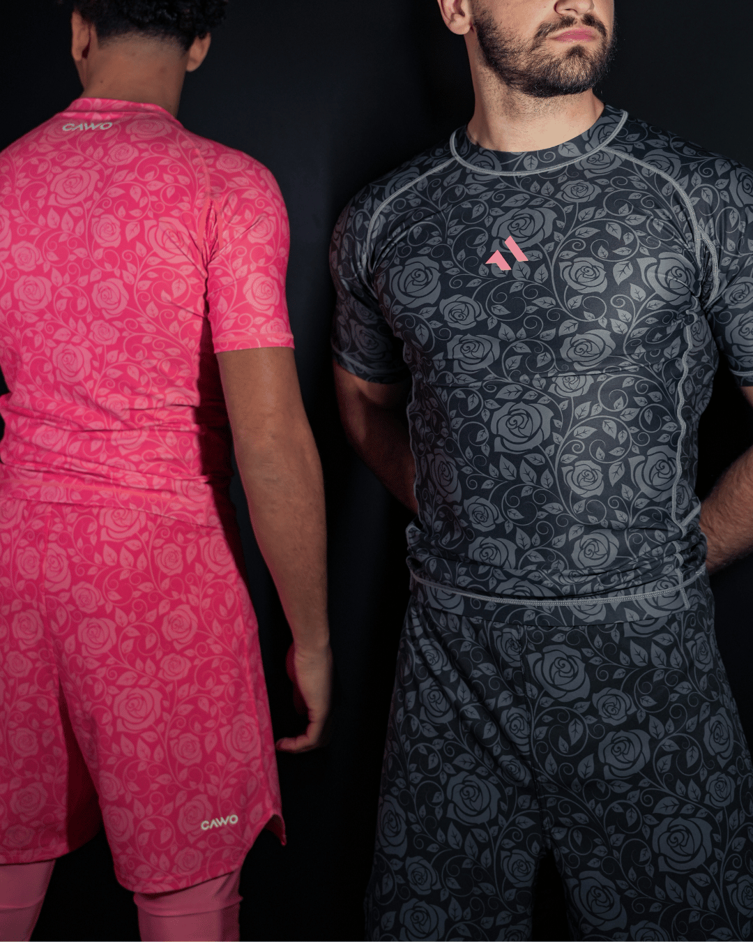 RASHGUARD BLACK FLORAL