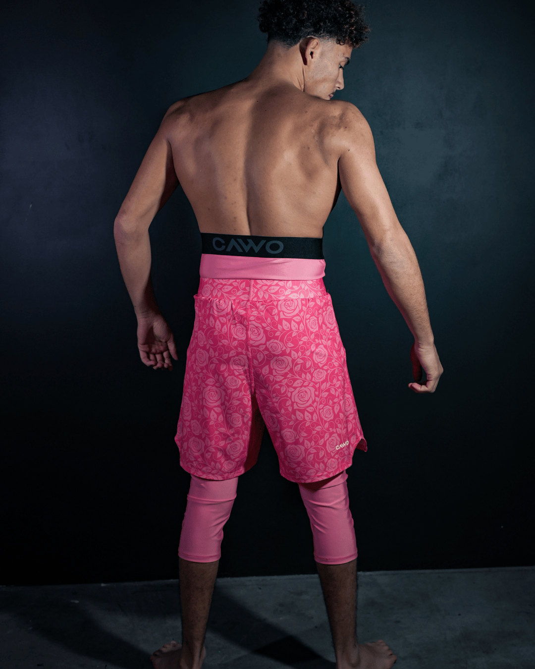 CAWO® SHORT FLORAL PINK