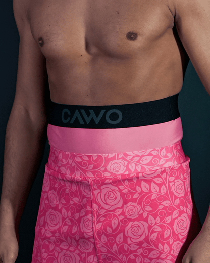 CAWO® SHORT FLORAL PINK