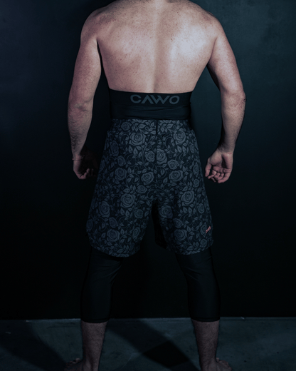 CAWO® SHORT FLORAL BLACK