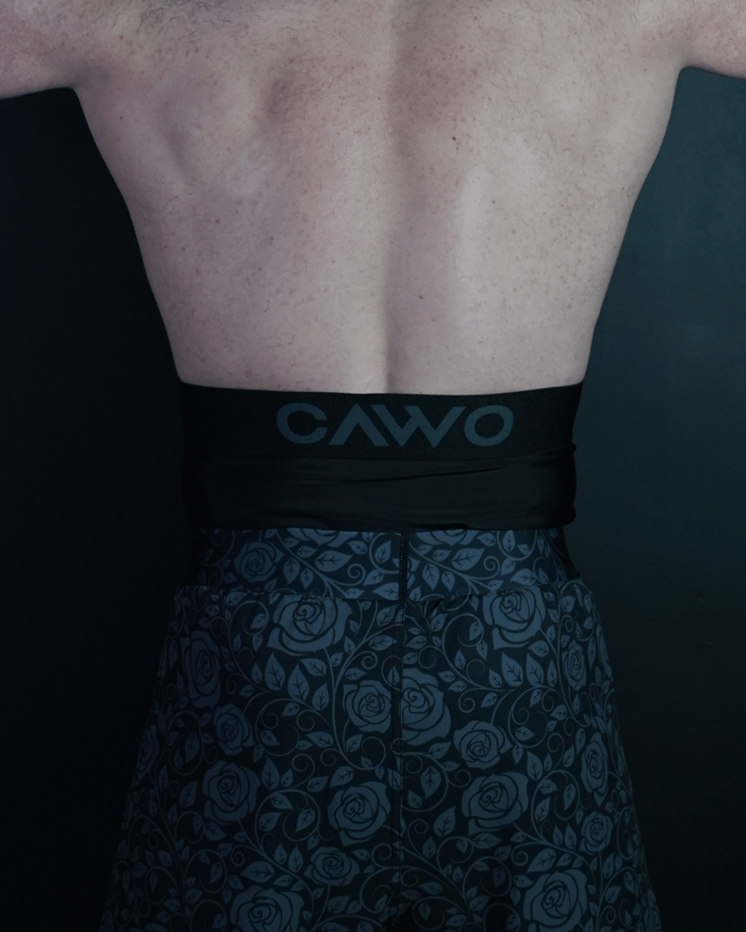 CAWO® SHORT FLORAL BLACK