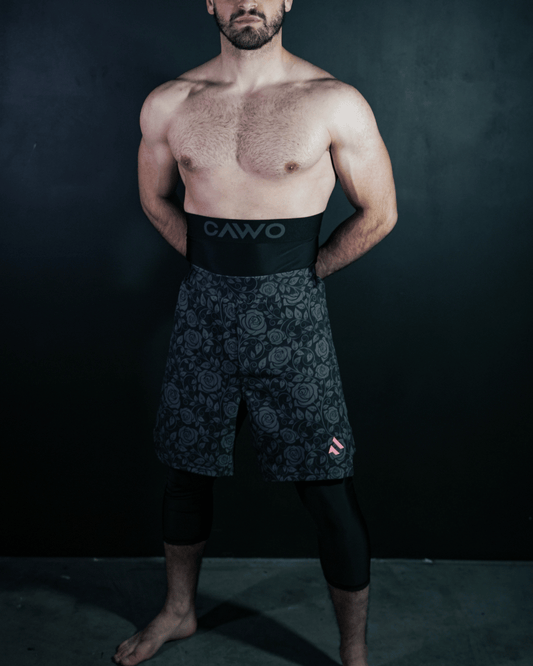CAWO® SHORT FLORAL BLACK